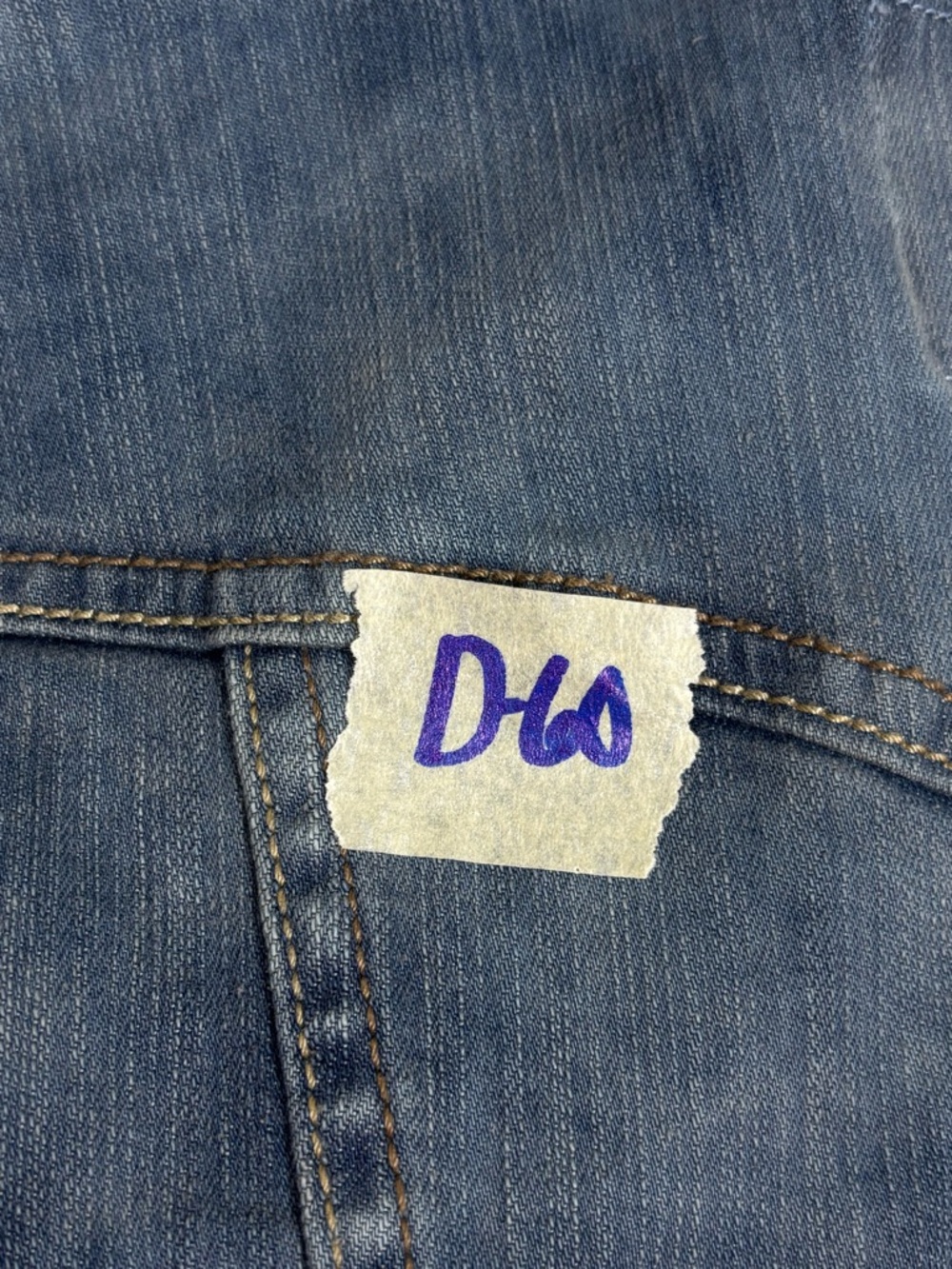 Jessica Simpson Distressed Light Blue Cropped Denim Jacket - Picture 10 of 10